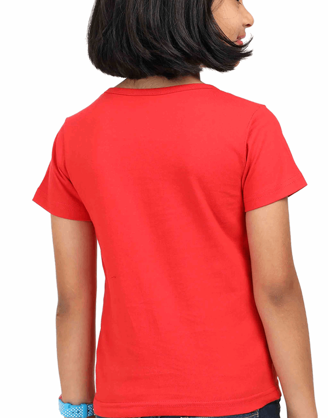 Girl’s Round Neck "Blessing Always" T-Shirt – Half Sleeve, Classic Design in Multi Colors & Sizes