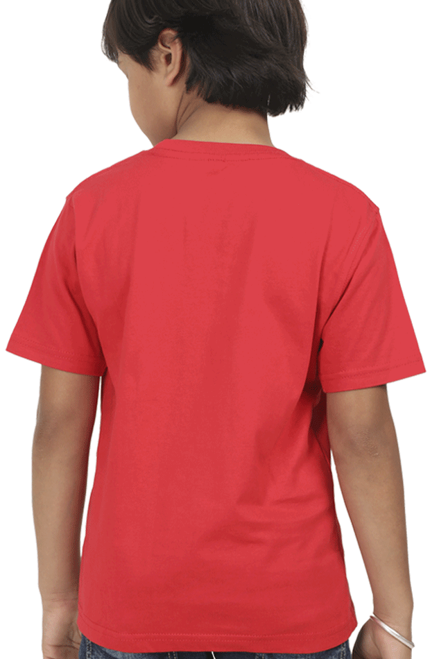 Boy’s Newborn to Kids Round Neck Half Sleeves T-Shirt – Classic Style with "Guruji" & "Blessing Always" Print