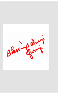 Blessing Always" Guruji Sticker (3x3) – A Compact Token of Divine Grace