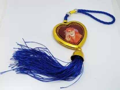 Ak Ultimate Sai Baba Car Hanging Handmade Hangings For Positivity Car Hanging Ornament (Multicolor, Pack of 1)