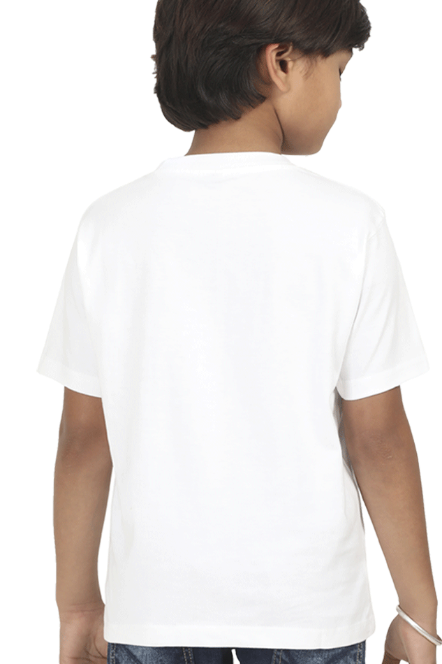 Boy’s Newborn to Kids Round Neck Half Sleeves T-Shirt – Classic Style with "Guruji" & "Blessing Always" Print