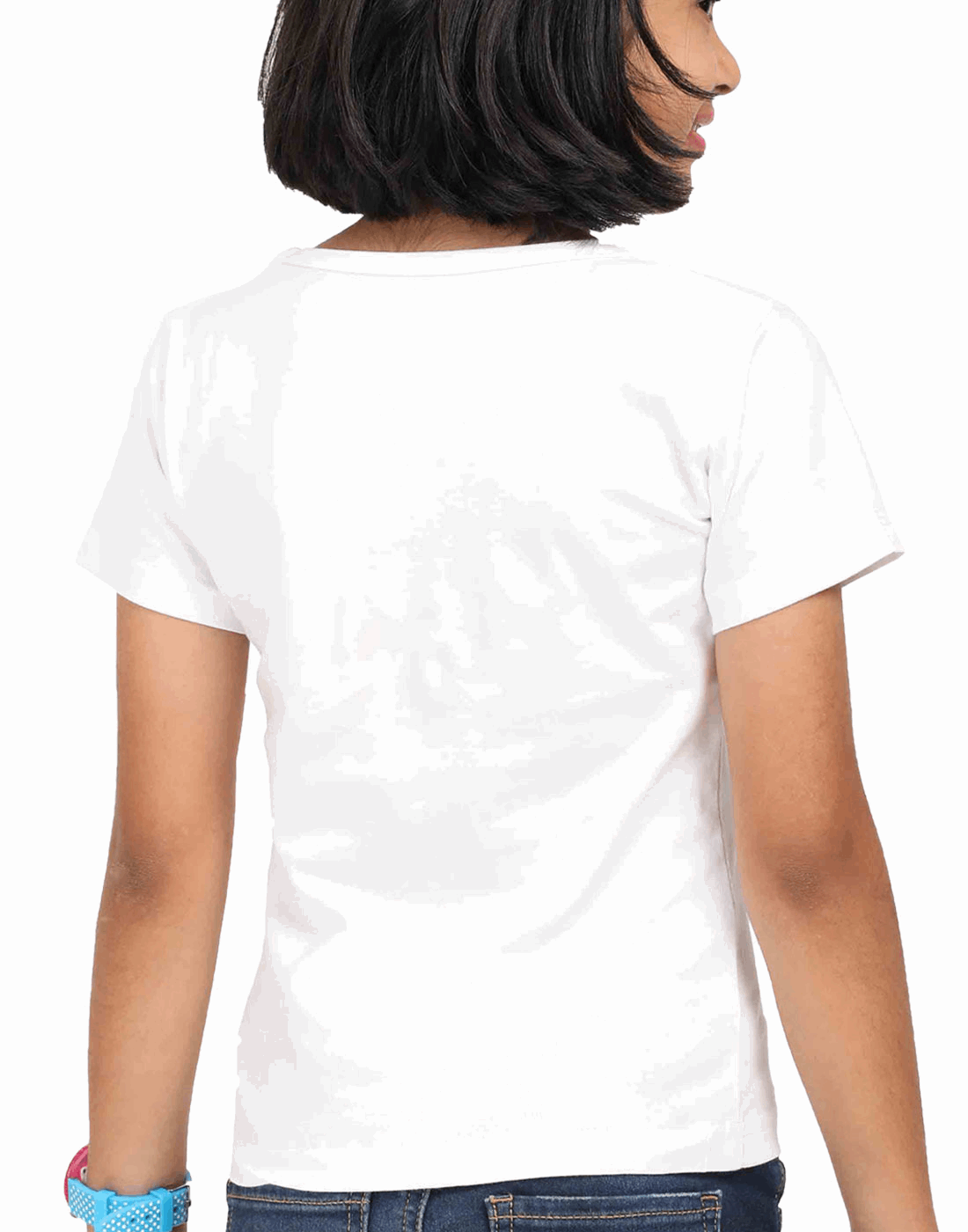 Girl’s Round Neck "Blessing Always" T-Shirt – Half Sleeve, Classic Design in Multi Colors & Sizes