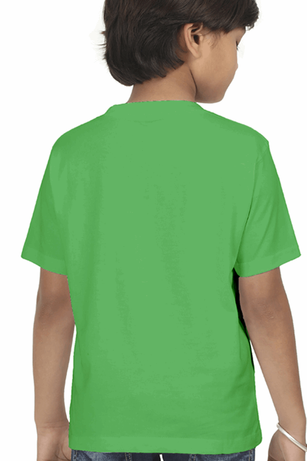 Boy’s Newborn to Kids Round Neck Half Sleeves T-Shirt – Classic Style with "Guruji" & "Blessing Always" Print