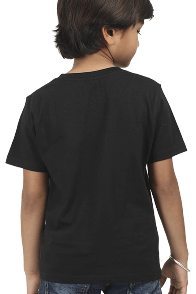 Boy’s Newborn to Kids Round Neck Half Sleeves T-Shirt – Classic Style with "Guruji" & "Blessing Always" Print