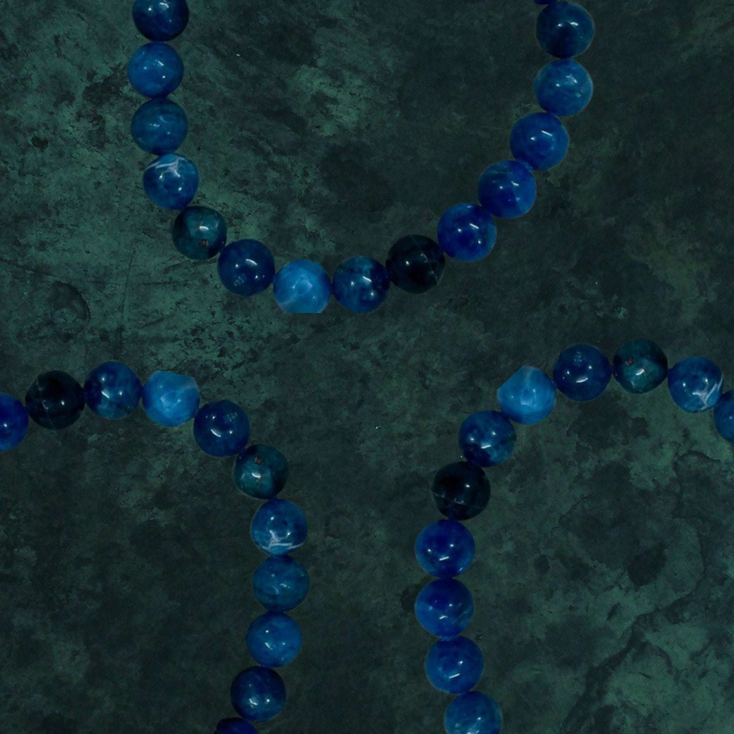 Blue Apatite Bracelet for Creative Learning and To crack Exams and Score Better
