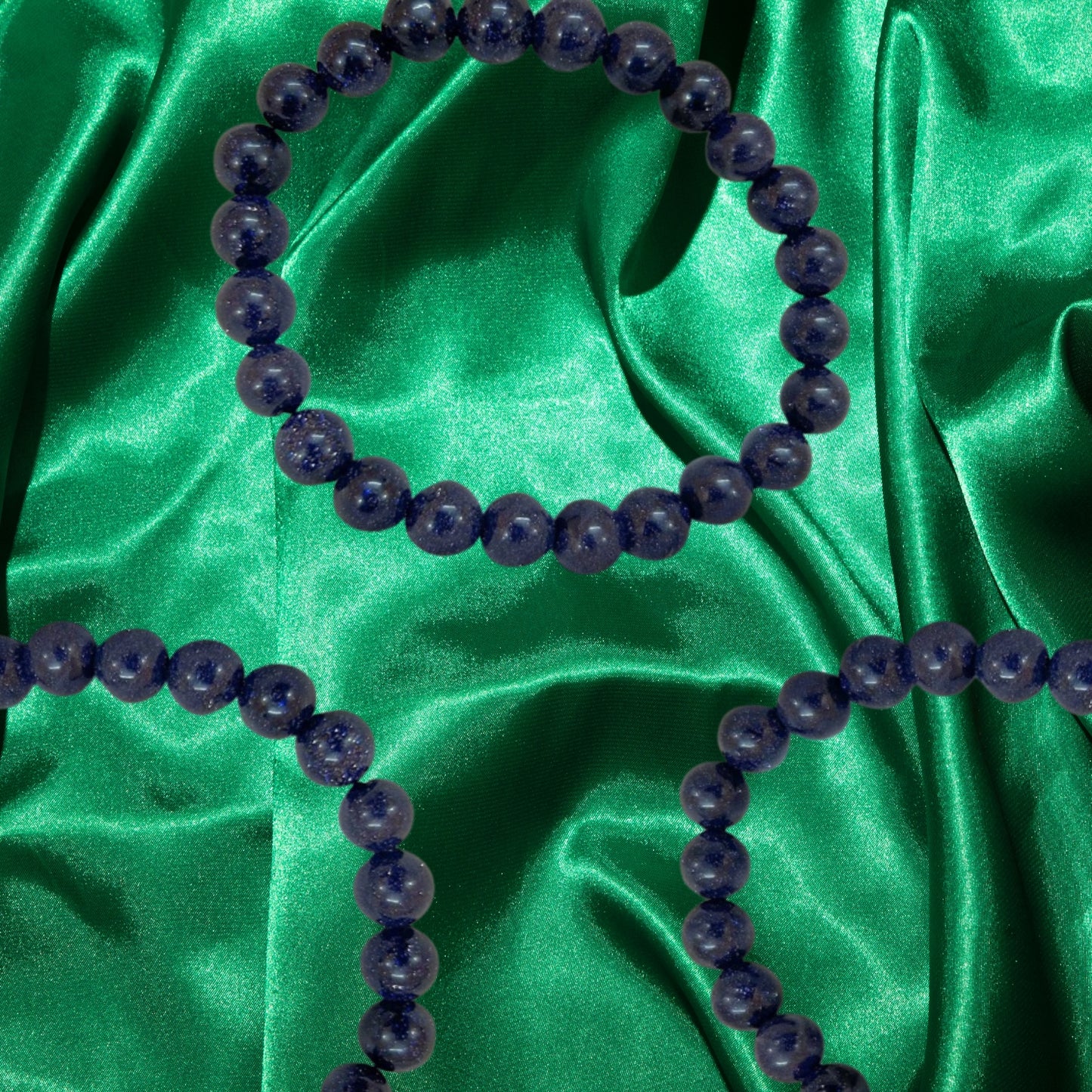 Blue Sand Stone Bracelet for Balance Acceptance and Harmony