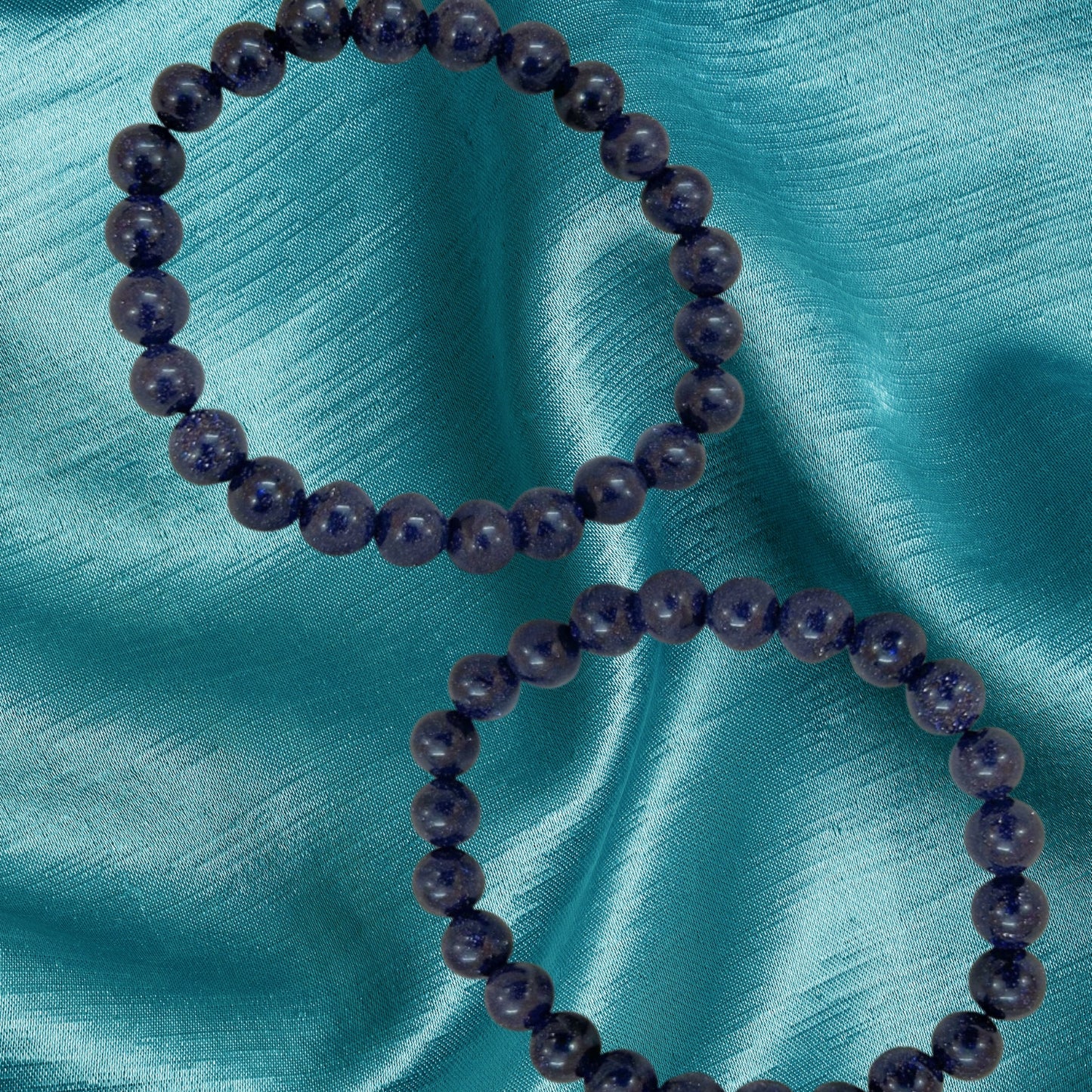 Blue Sand Stone Bracelet for Balance Acceptance and Harmony