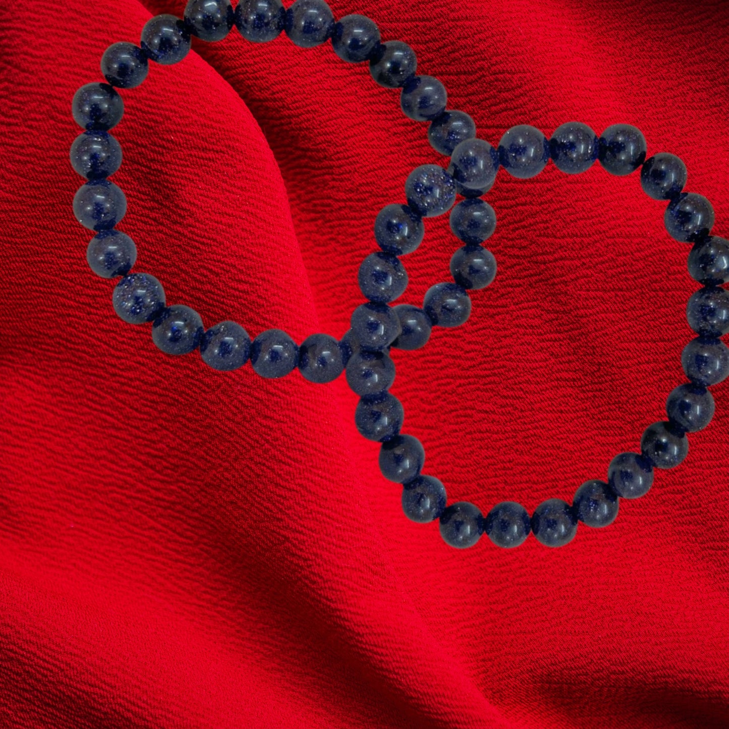 Blue Sand Stone Bracelet for Balance Acceptance and Harmony