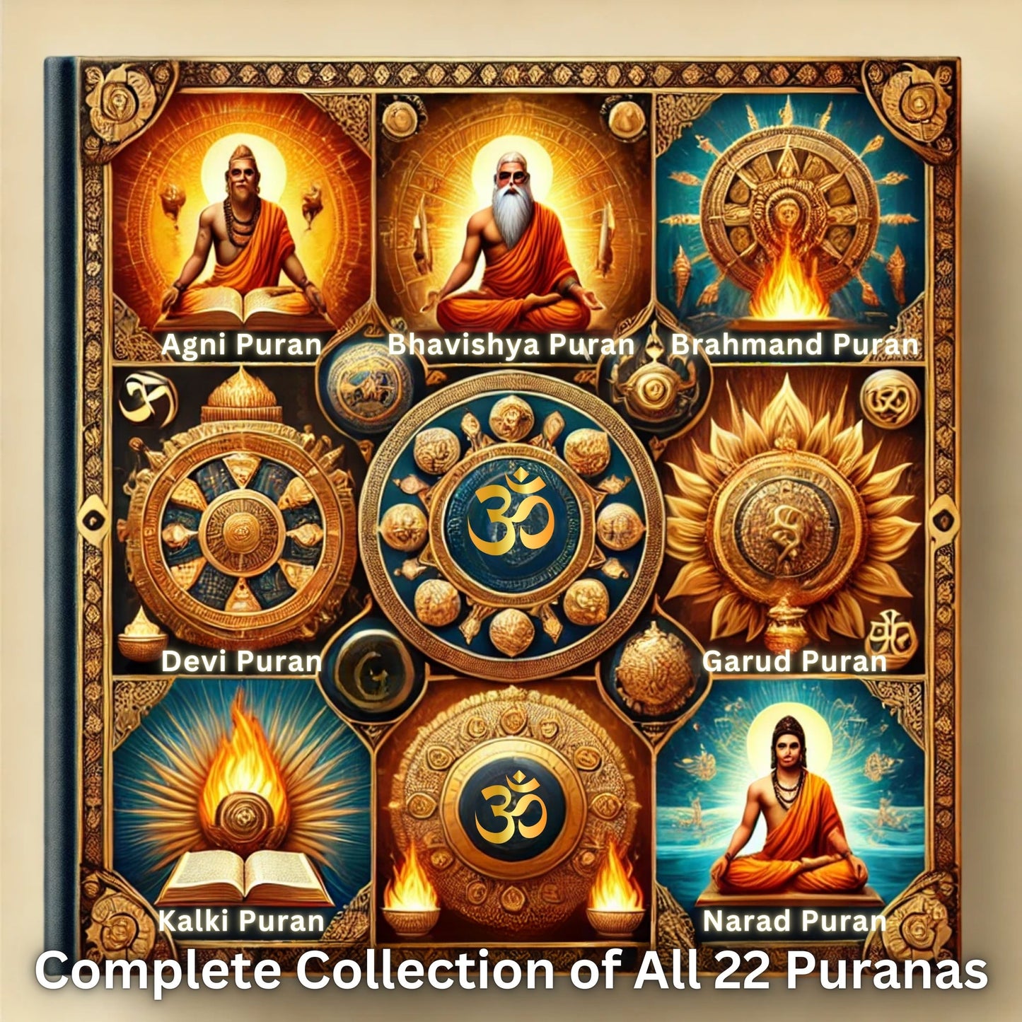 Complete Collection of All 22 Puranas (Digital eBook Edition)