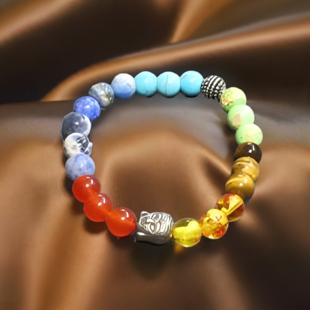 New 7 Chakra Quality Bracelet for Balance and Vitality