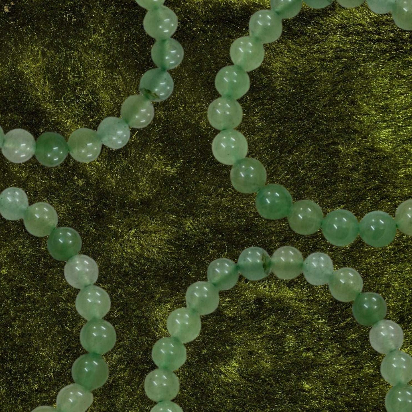 Plain Green Aventurine Bracelet for Missing Number 5 New Beginnings and Creativity