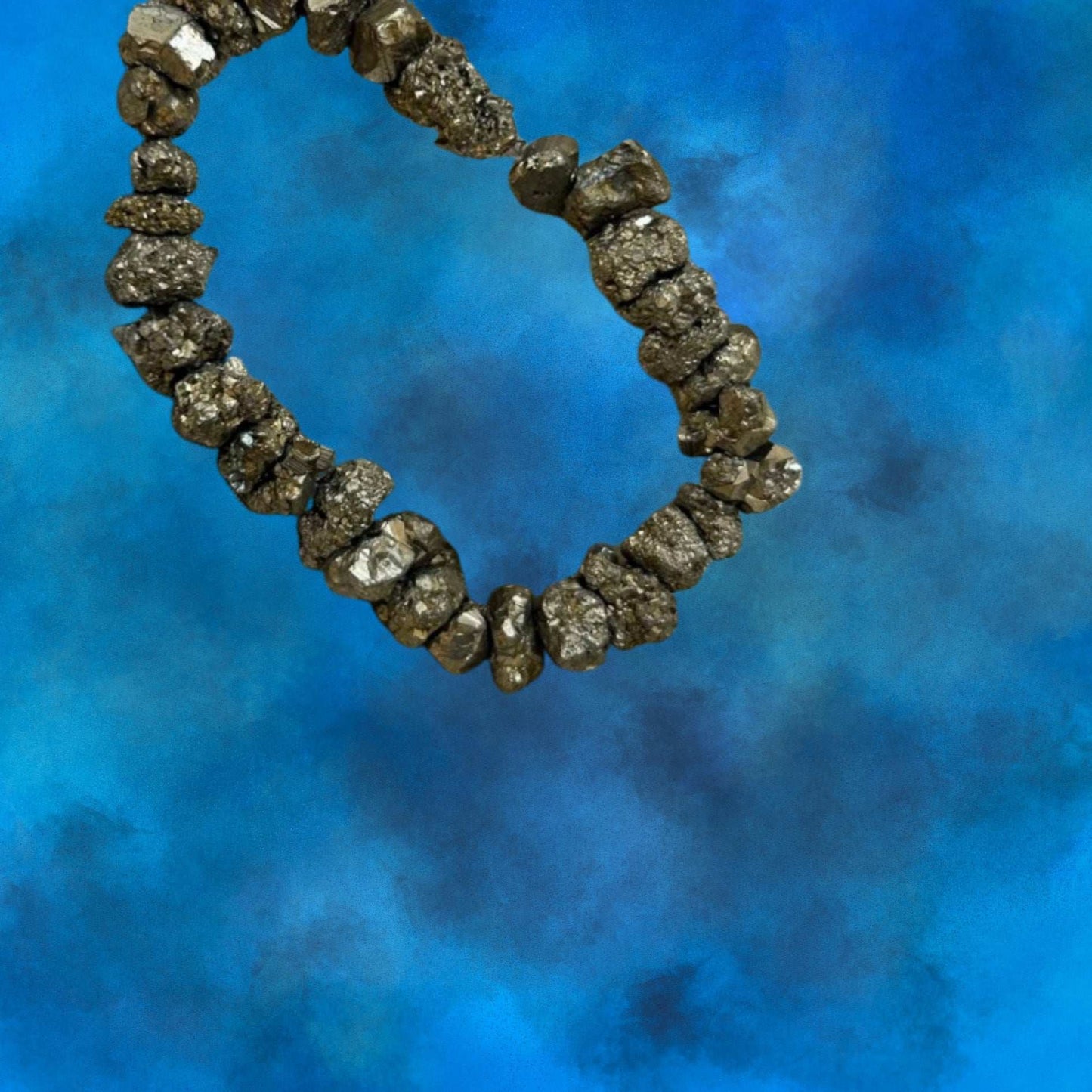 Raw Pyrite Bracelet to Attract Money Career Growth Opportunities and Good Fortune