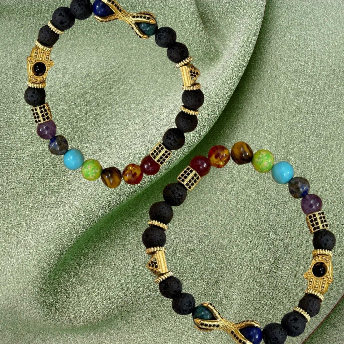 Asian 7 Chakra Bracelet Helps to Focus Energy and on Each Specific Chakra - Lifeved