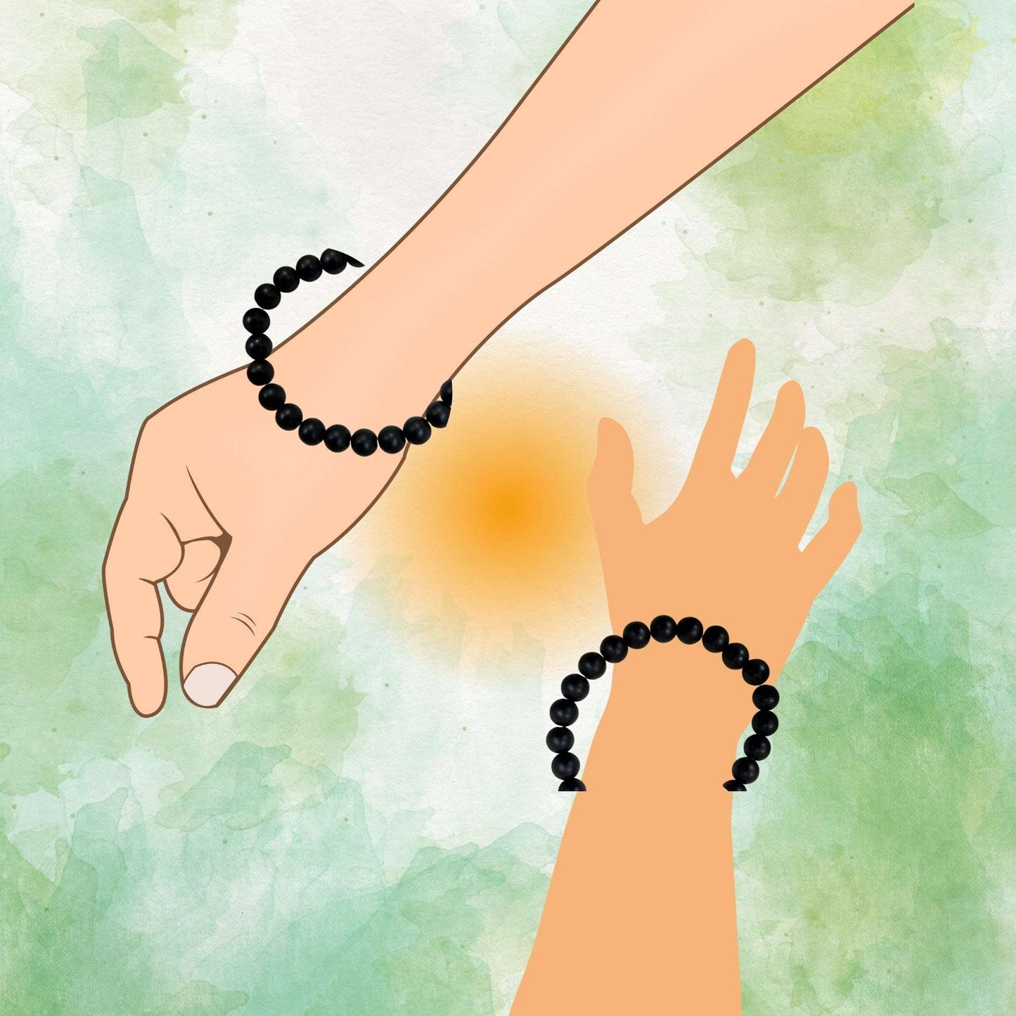 Black Agate Bracelet to Protect yourself from the Darkness and Black Magic - Lifeved