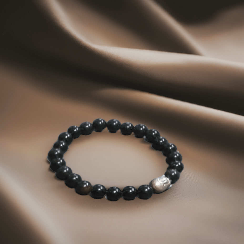 Black Tourmaline Bracelet for Missing Number 8 and for Protection against Negative Energy and Evil Eye - Lifeved