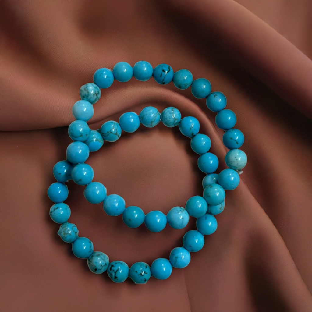 Turquoise Crystal Bracelet for Positivity & Get Rid of Bad Luck and Evil Energy
