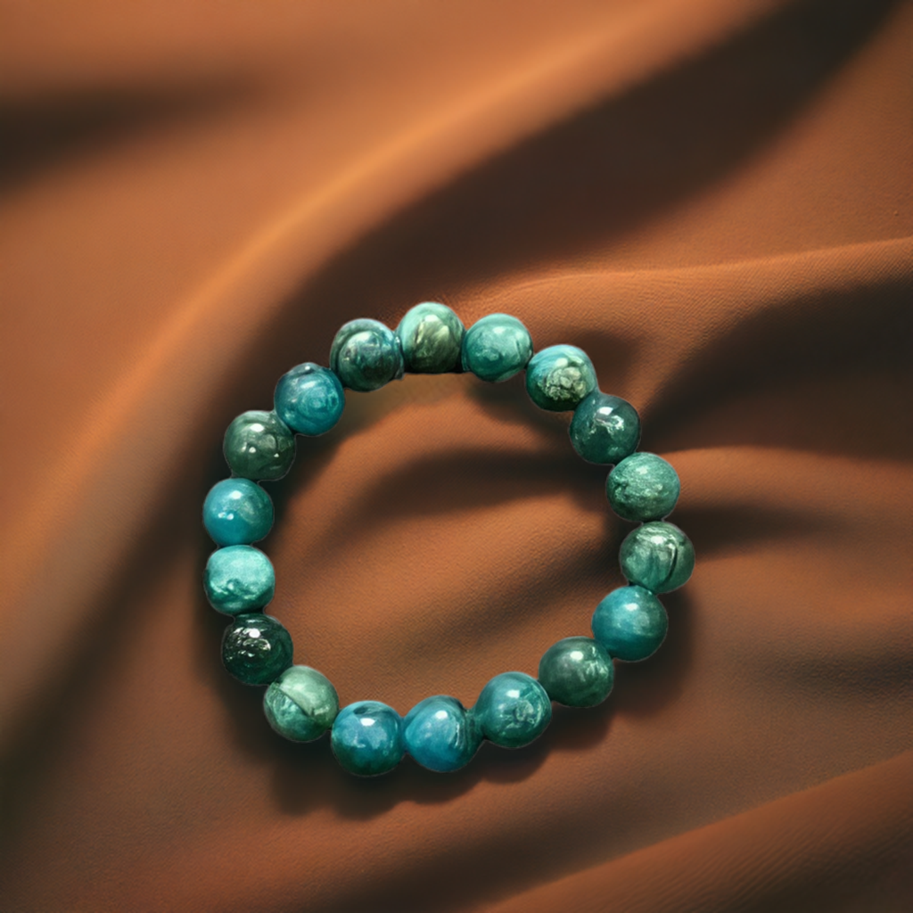 Elevate Your Potential: Blue Apatite Bracelet for Personal Power and Clarity