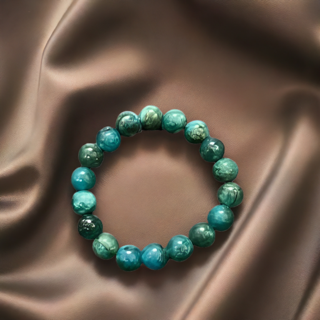 Elevate Your Potential: Blue Apatite Bracelet for Personal Power and Clarity