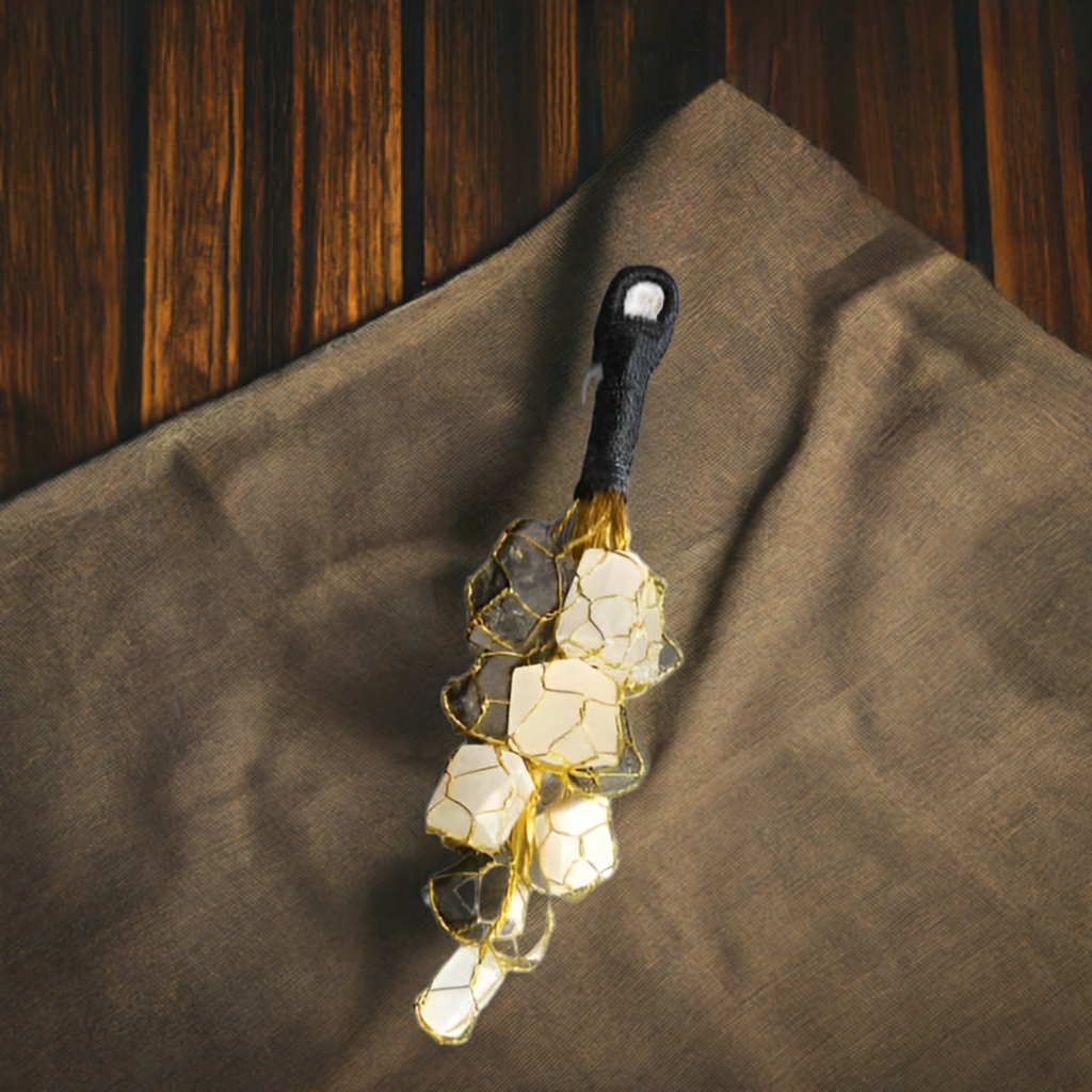 Energizing Your Space: Black Tourmaline Hanging Stick for Protection and Positivity