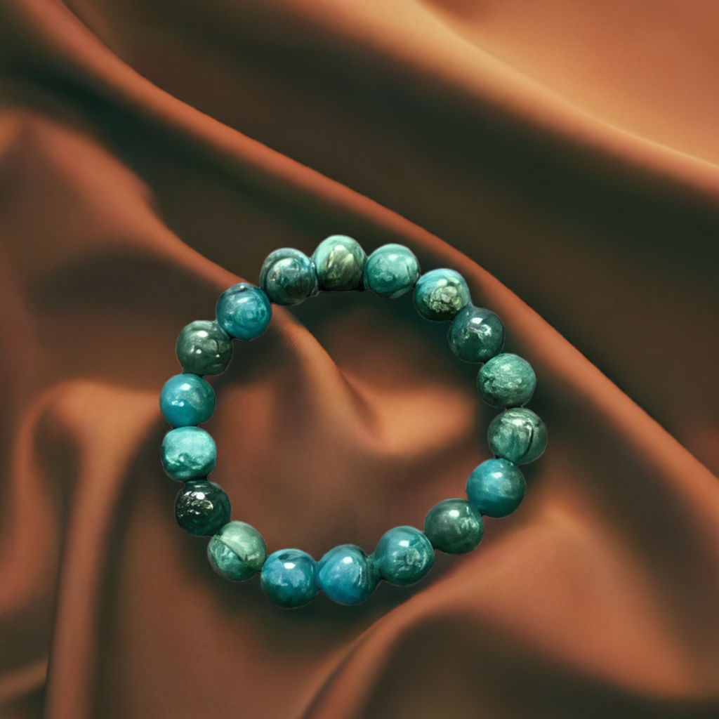 Elevate Your Potential: Blue Apatite Bracelet for Personal Power and Clarity