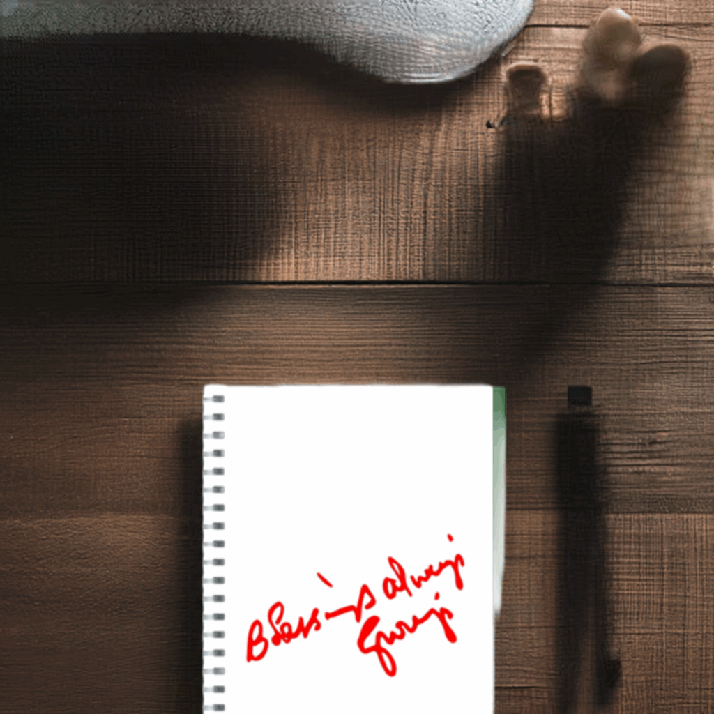 Blessing Always Guruji Notepad – A Divine Companion for Your Daily Notes