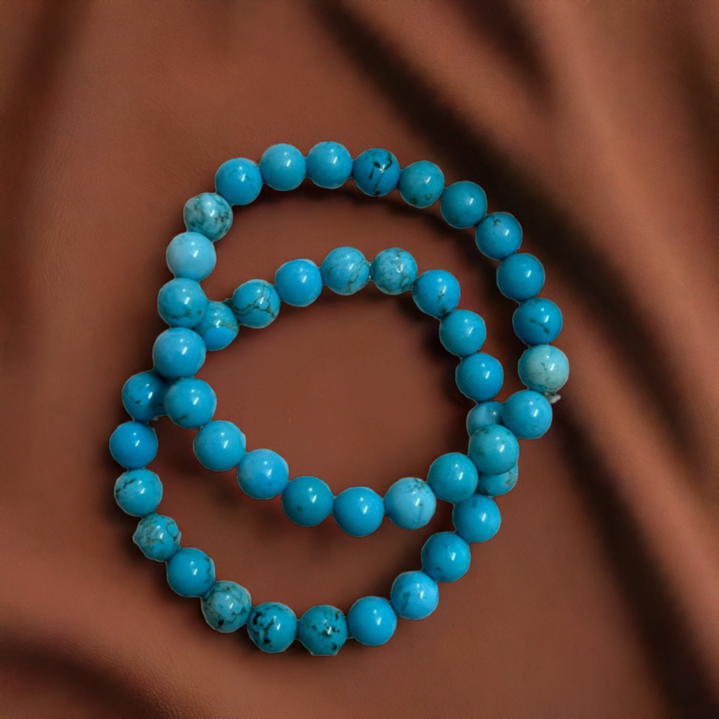 Turquoise Crystal Bracelet for Positivity & Get Rid of Bad Luck and Evil Energy