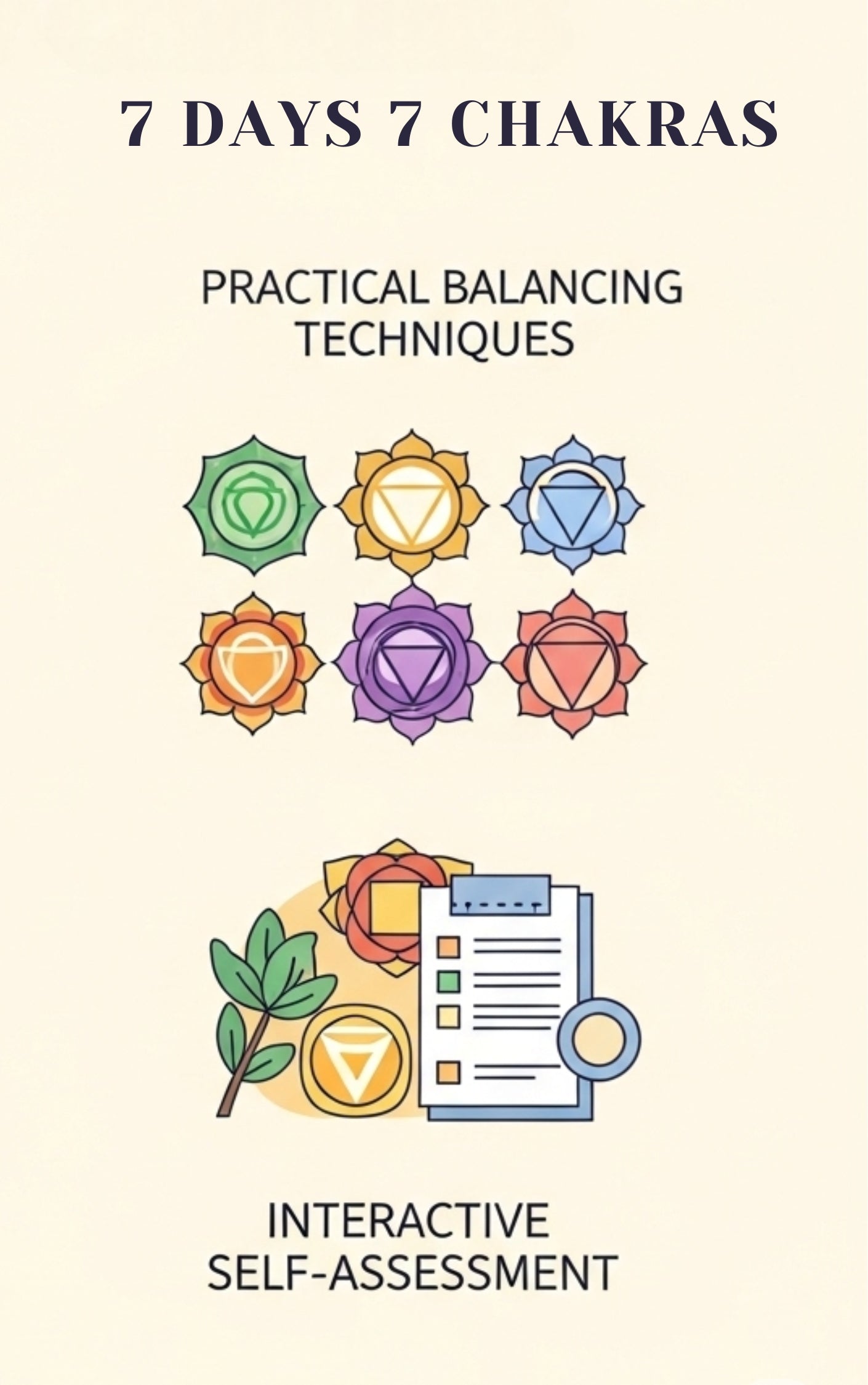 7 Days 7 Chakras:  The Only Chakra Book You'll Ever Need eBook (English)