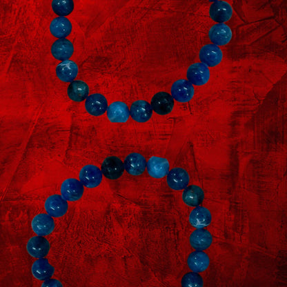 Blue Apatite Bracelet for Creative Learning and To crack Exams and Score Better