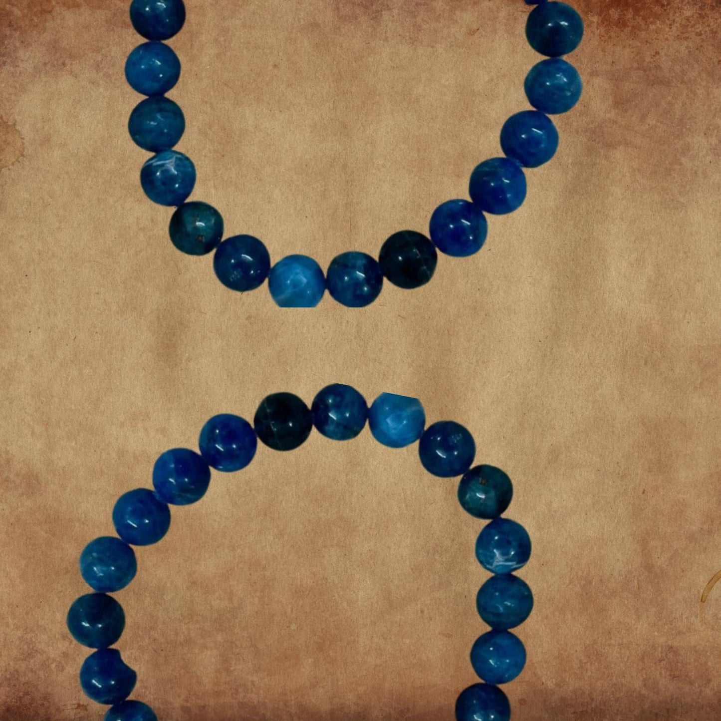 Blue Apatite Bracelet for Creative Learning and To crack Exams and Score Better
