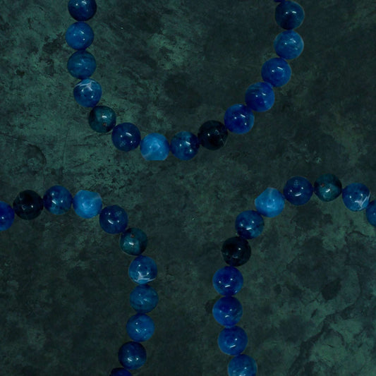 Blue Apatite Bracelet for Creative Learning and To crack Exams and Score Better