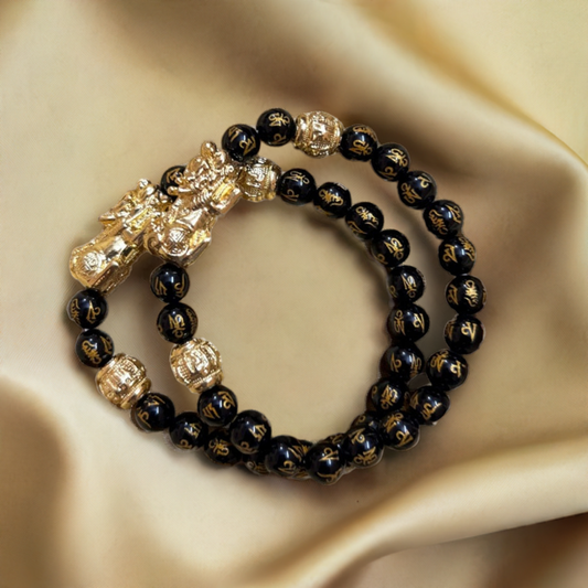 Golden Dragon Bracelet for bring Fortune Wealth and Protection