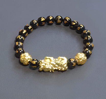 Golden Dragon Bracelet for bring Fortune Wealth and Protection