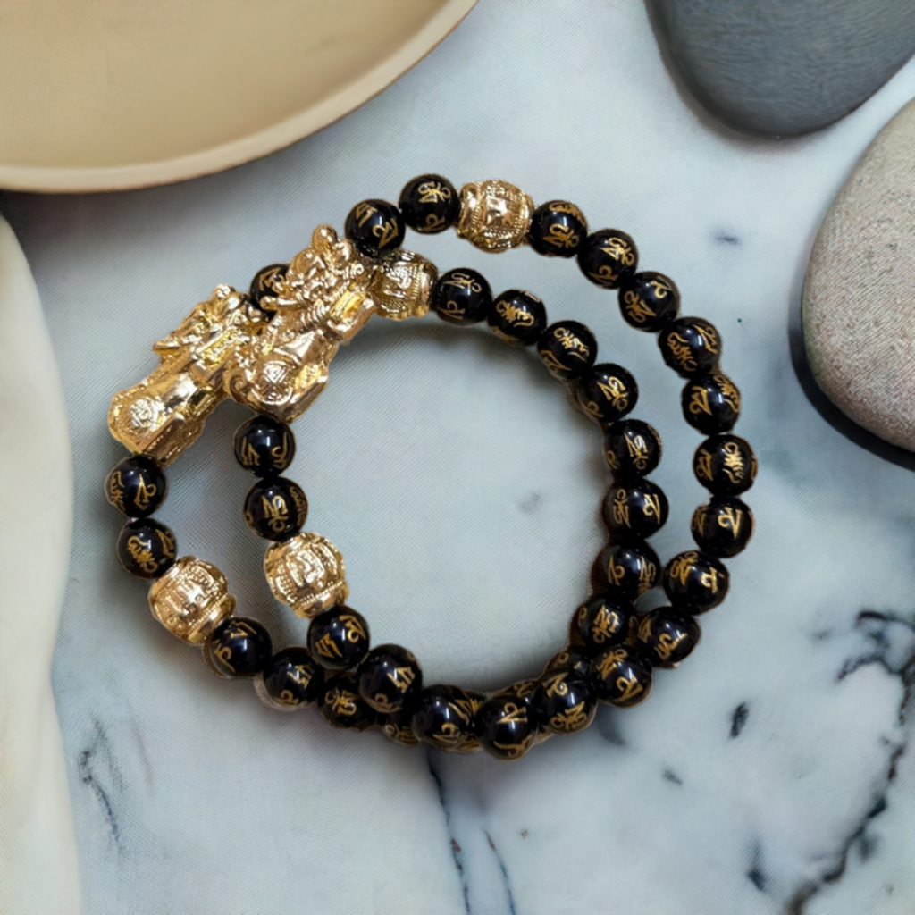 Golden Dragon Bracelet for bring Fortune Wealth and Protection