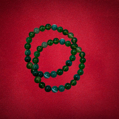 Green Hakik Bracelet for Stress Anxiety and Emotional Turbulence