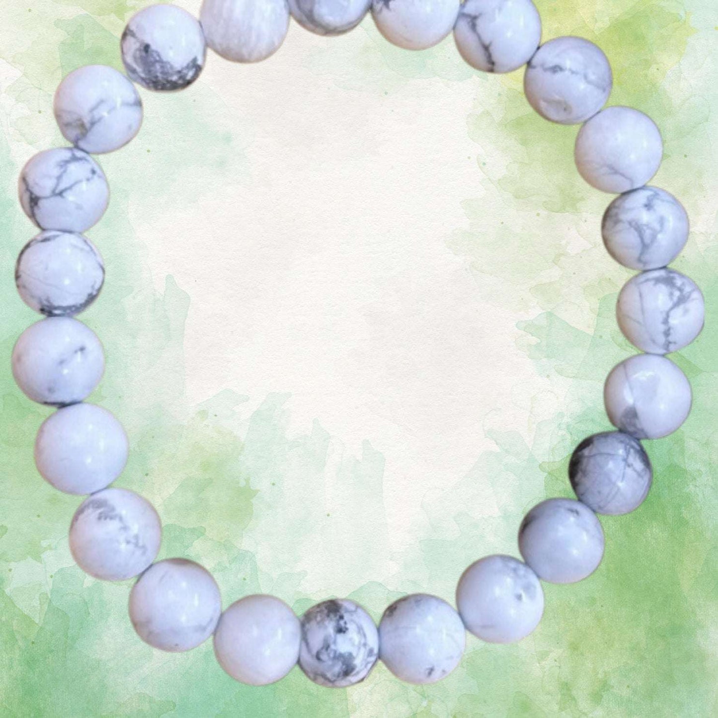 Howlite Bracelet to Reduce Stress Anxiety and Emotional Turmoil