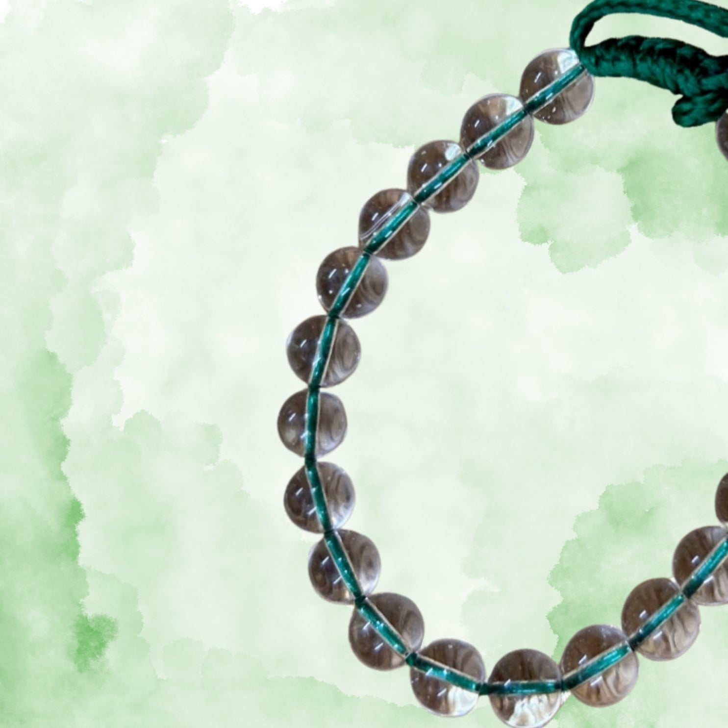 Plain Clear Quartz Crystal Bracelet for Strengthen your Venus Planet or Missing Number 6