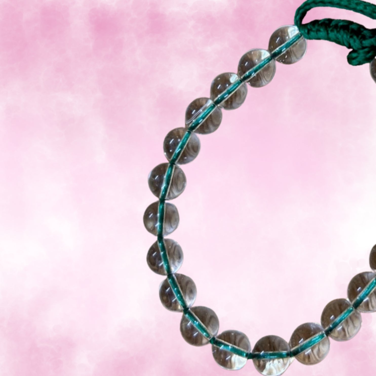 Plain Clear Quartz Crystal Bracelet for Strengthen your Venus Planet or Missing Number 6