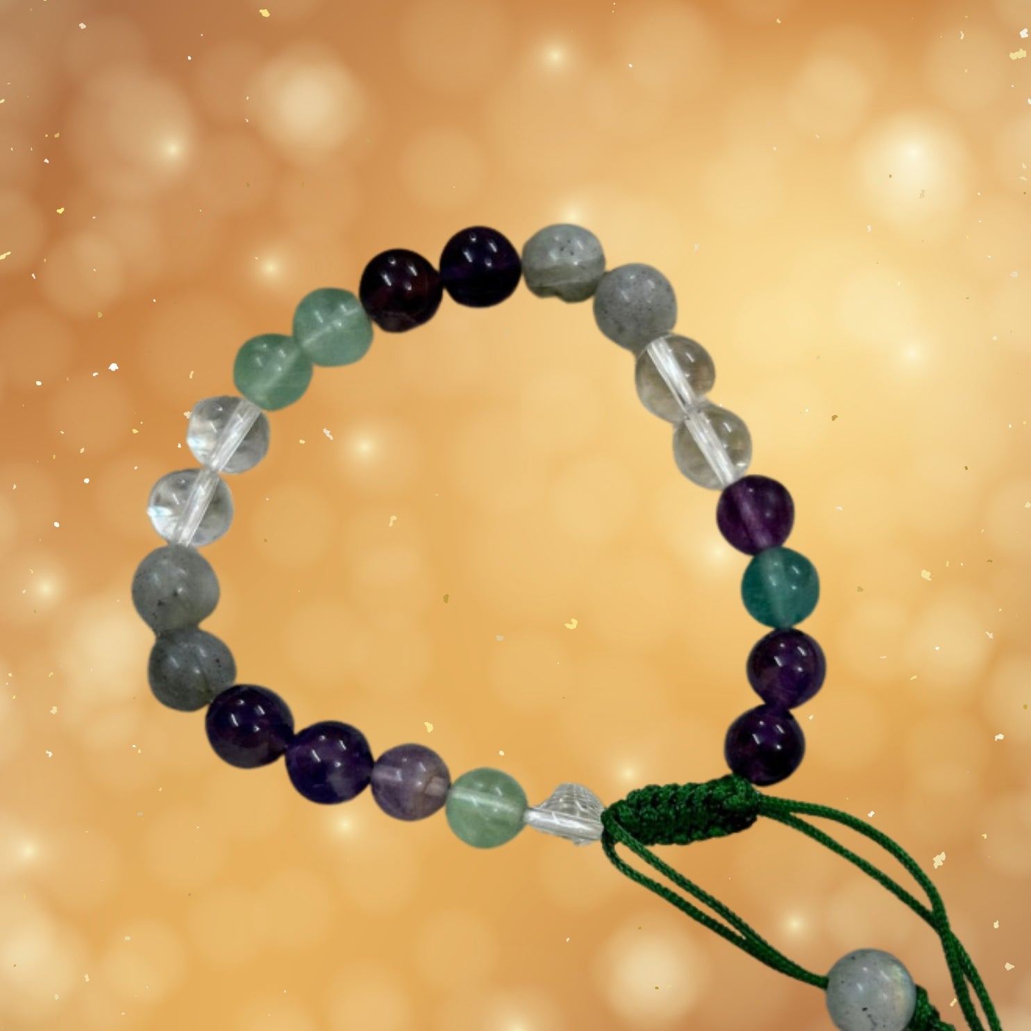 Rainbow Fluorite Bracelet for Calming the Mind and Boosting Productivity