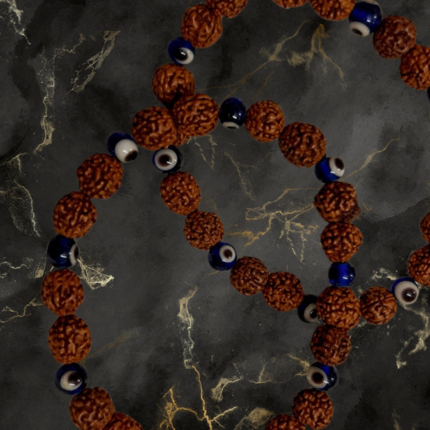 Rudraksh Evil Eye Bracelet To Protects You From Negative Energies