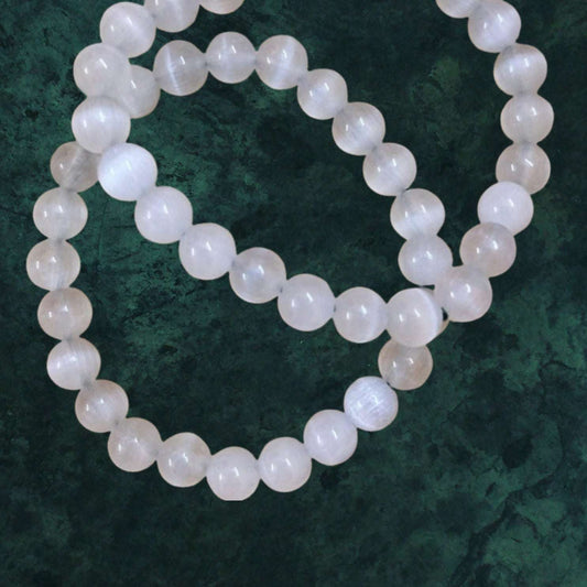 Selenite Bracelet for Calming Energy and to Promote Peace and Harmony