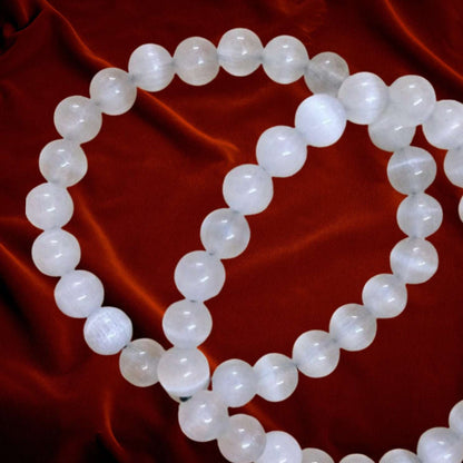 Selenite Bracelet for Calming Energy and to Promote Peace and Harmony