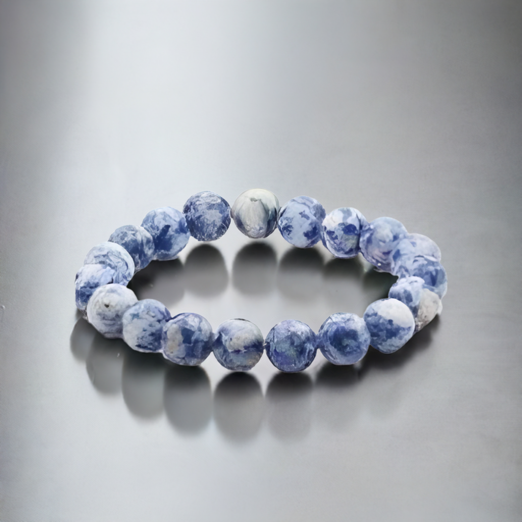 Sodalite Bracelet for Emotional Balance, Reduce Anxiety and Stress