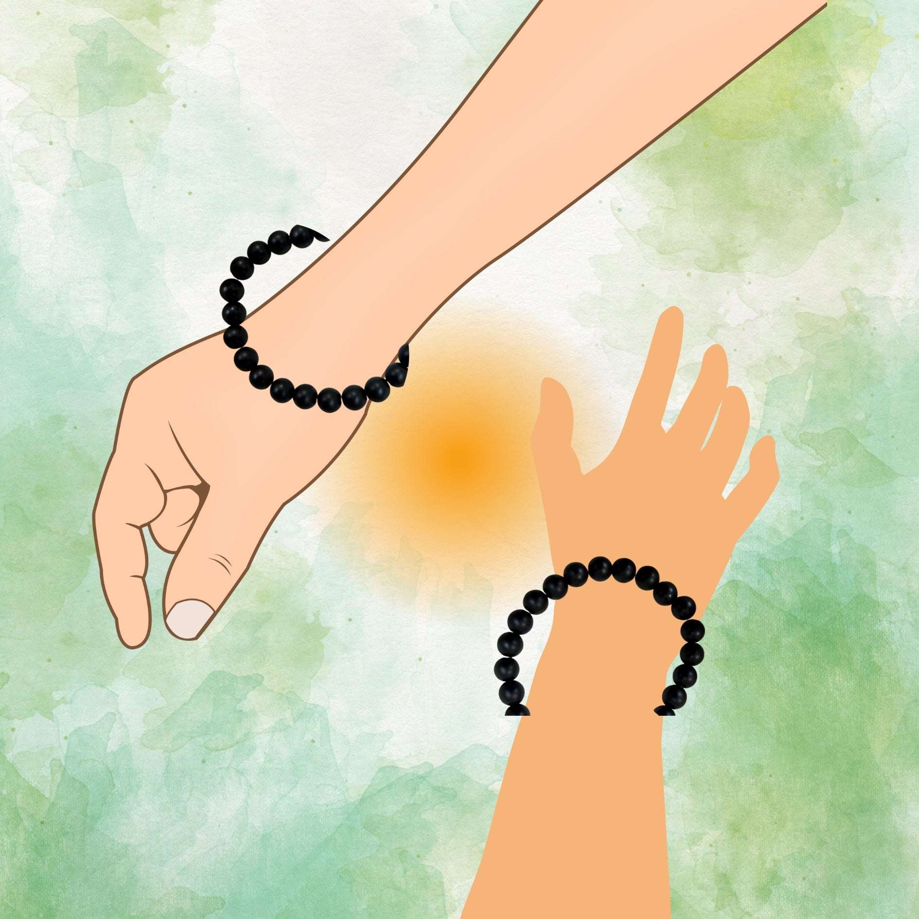 Black Agate Bracelet to Protect yourself from the Darkness and Black Magic - Lifeved
