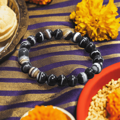 Black Hakik Crystal Bracelet for Protection from Evil Eye and Black Magic - Lifeved