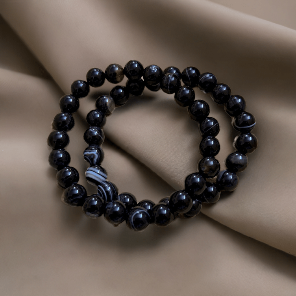 Black Hakik Crystal Bracelet for Protection from Evil Eye and Black Magic - Lifeved